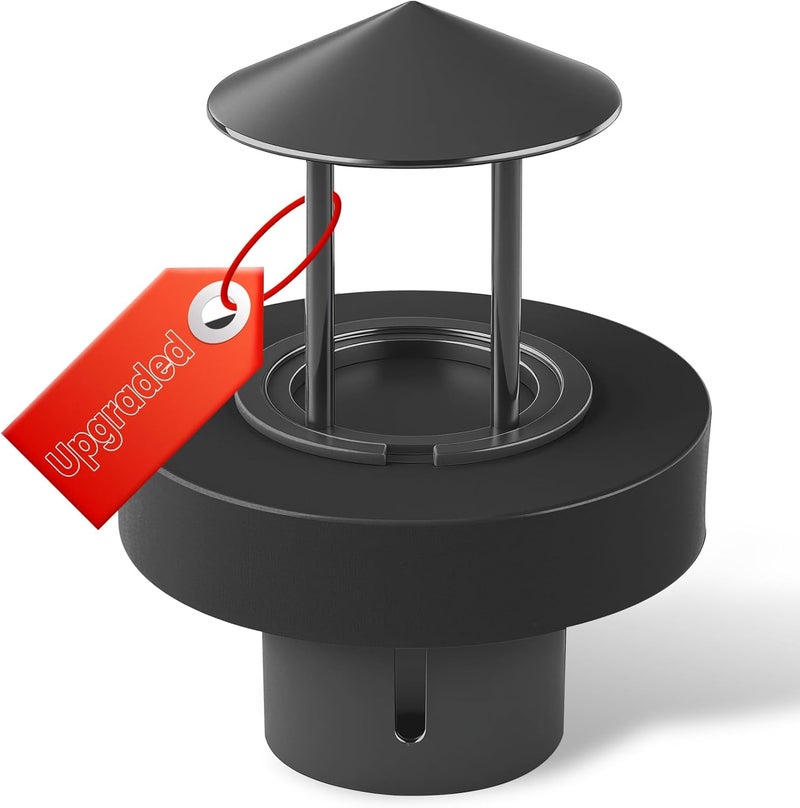 Mxmoonant Black Splash Guard & Float for Single-Head Ultrasonic Mist Maker Water Depth Greater Than 10cm/3.94inch(No Mist Maker Machine) - Image 1